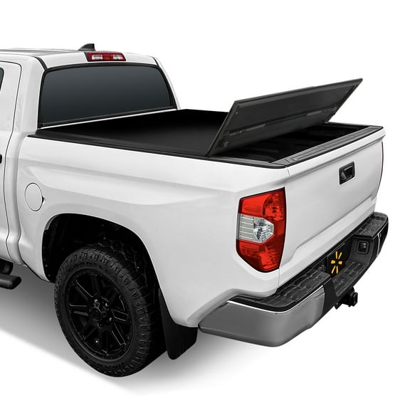 Auto Drive Soft Tri Fold Truck Bed Tonneau Cover Fits 07-24 Toyota Tundra 8Ft Bed