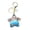 B, variant on Cartoon Pentagrams Keychain Star Shaped Keyring Adorable Floating Pendant Stylish Accessory for Bags and Keys