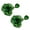 Green, variant on Elegant Rose Flower Dangle Earrings Alluring Flower Drop Earrings Jewelry Attractive Dangle Ear Studs for Daily Wear
