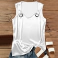 thumbnail image 4 of HBGVBA Satin Tank Tops for Women,Plus Size Summer Tops,Solid Color V-Neck Spaghetti Strap Casual Tank Tops, 4 of 5