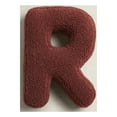 thumbnail image 1 of Oreiller Lettre Anglaise J To R Combinaison Alphabet Oreiller de Chevet Forme Spéciale pour Filles, 1 of 7