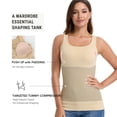thumbnail image 4 of MISS MOLY Shapewear Camisoles for Women Padded Tummy Control Tank Tops Square Neck Yoga Tops, 4 of 5