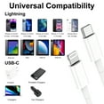 Usb C to Lightning Cable, 3pack 10ft USB C to Lightning Cable