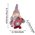 thumbnail image 3 of FEOLGEHLY Christmas Gnomes Plush Doll, Handmade Knitted Xmas Scandinavian Tomte Elf Dwarf for Home Desk Shelf Fireplace Tiered Tray Table Centerpieces Winter Holiday Christmas Decorations Indoor, 3 of 9