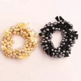 thumbnail image 4 of Elegante diadema elástica para mujer, anillo para el cabello con perlas, coleteros con cuentas para niñas, accesorios para el cabello de coleta, diadema elástica, 4 of 5