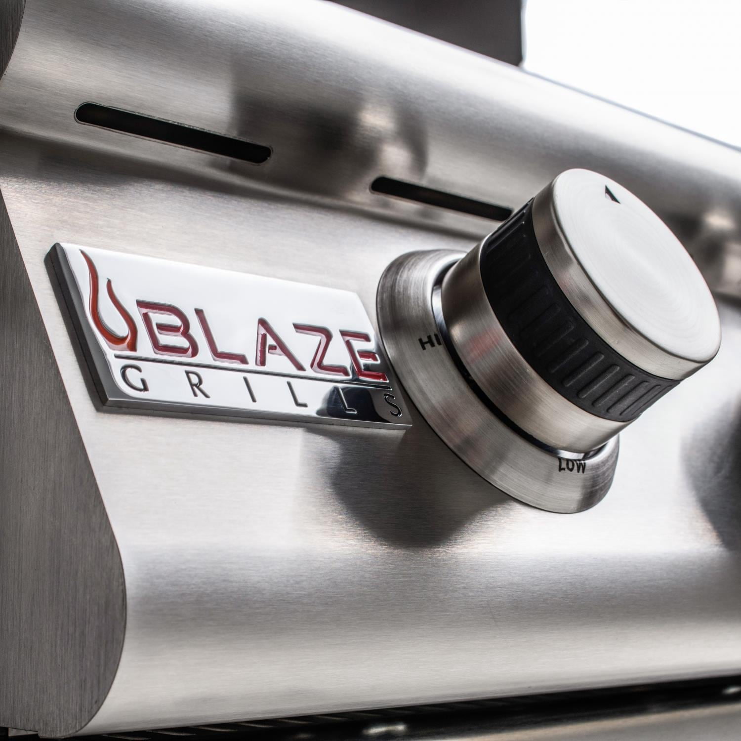 Outdoor Kitchen 3 Burner Built In Propane Gas Grill (Head Only) - 25 Inch Drop In Three Burner Backyard Grill Station Liquid Propane LP By Blaze Grills