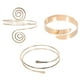 thumbnail image 1 of 3 brazaletes de oro para mujer, ajustables, apilables, accesorios de joyería., 1 of 5