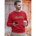 thumbnail image 2 of Dadcula Halloween Quote Sweatshirt Men -Image by Shutterstock, Male Small, 2 of 4