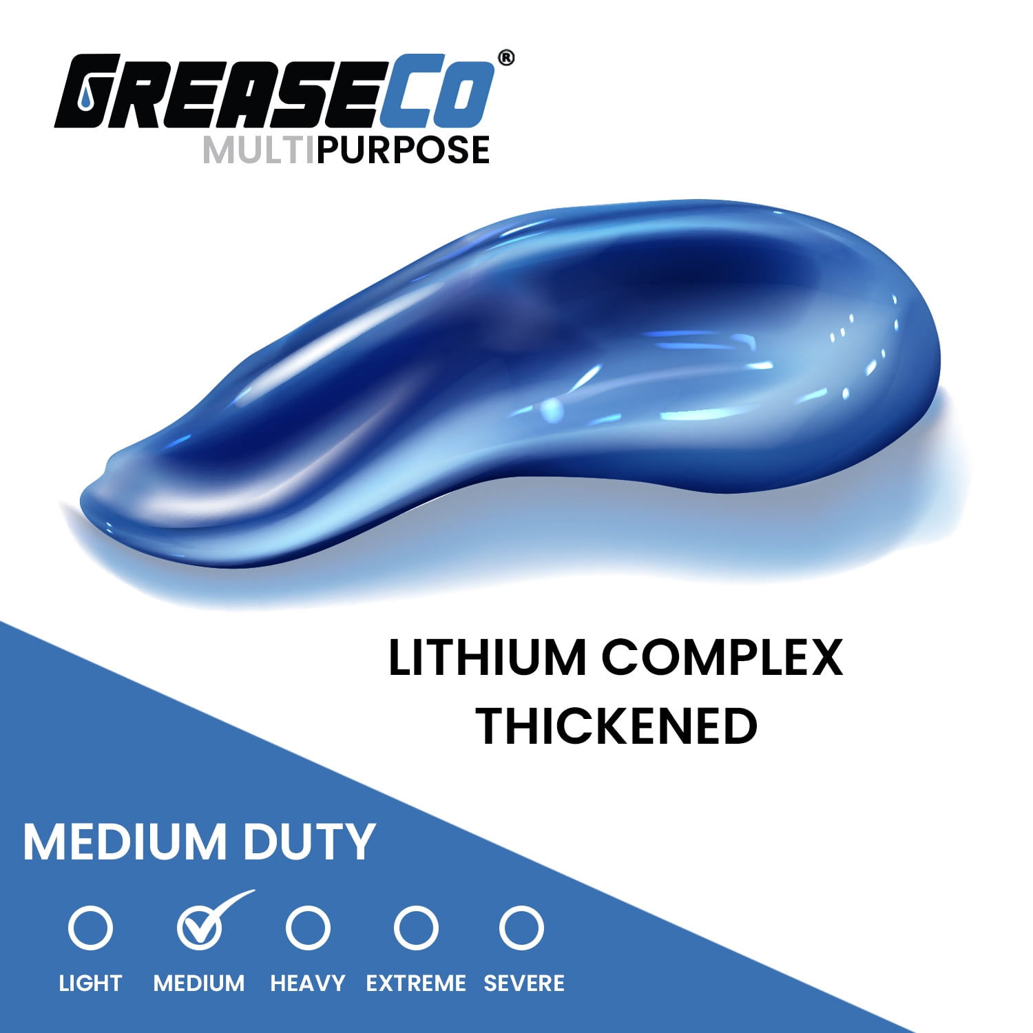 Wheel Bearing Grease Tube Lithium Complex | High Temp | Axle | Automotive | Tractor | Grease Cartridge for Grease Gun | Ball Joint | Marine | Blue | Case of Grease 10 Tubes | NLGI 2 | Multipurpose