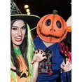 thumbnail image 3 of Espeluznante Cara Completa Halloween Máscara Calabaza Aterradora Accesorios Cosplay Látex, 3 of 9