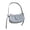 Blue, variant on Milageto Women's Plush Bag Casual Durable Dumpling Bag Zipper Closure Trendy Tote Bag Khaki
