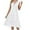 White, variant on Summer Sundresses for Women 2024 Plus Size Casual Spring Sleeveless V-Neck Knee-High Dress