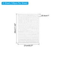 thumbnail image 2 of Uxcell Vinyl Letters Numbers Stickers Kit, Self Adhesive Decals for Mailbox, Sign White 756 Pieces 6 Sheets, 2 of 6