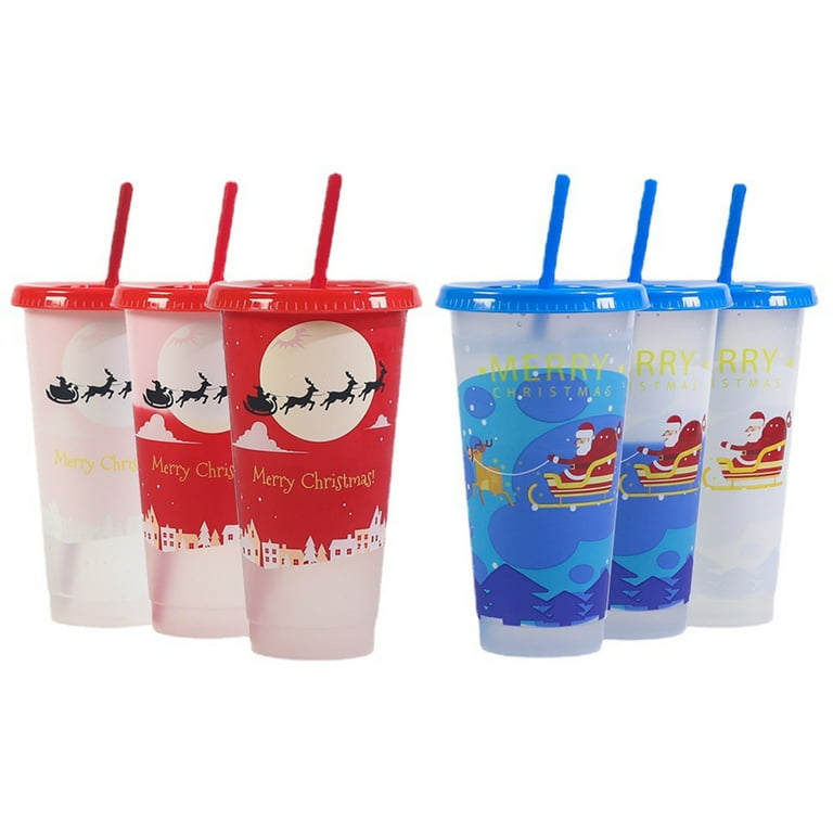 12 Pack Halloween Color Changing Cups with Lids and Straws,Plastic Tumblers  with Lids and Straws Bul…See more 12 Pack Halloween Color Changing Cups