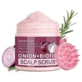 thumbnail image 1 of Scalp Scrub, Onion Scalp Exfoliator Shampoo, 2-in-1 Scalp Treatment with Biotin, Hair Treatment to Clarify and Remove Build Up, 250ML, 1 of 5