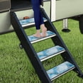 thumbnail image 2 of Yuyamidu Blue Marble Print RV Step Covers 4 Pack RV Step Protectors Non-Slip RV Stair Covers Easy to Install Camper Step Covers RV Camper Accessories, 2 of 7