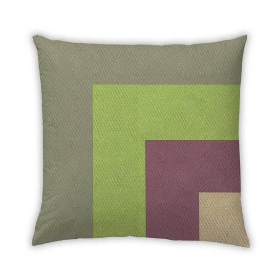 Ahgly Company Indoor Square Contemporary Throw Pillow, 18 inch by 18 inch