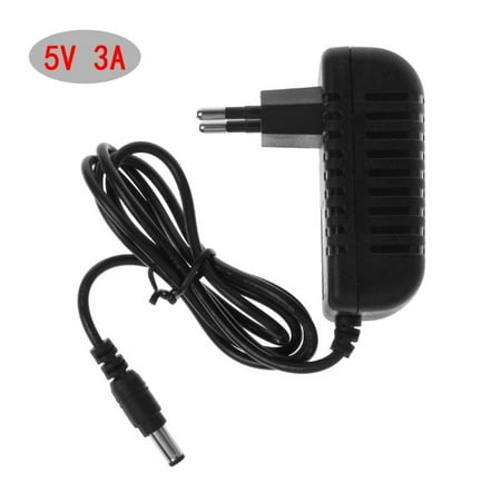 

5V/3A Power Supply Adapter External AC/DC Transformers Adaptor for USB Hub/Led Strip/CCTV/IP Camera Plug Center Positive
