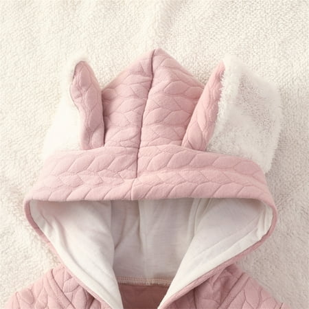 

TOWED22 Baby Bubble Romper Newborn Baby Girl Clothes Romper Onesie Cotton Newborn Outfit for Girls Cute Infant Girl Jumpsuits Clothes Pink