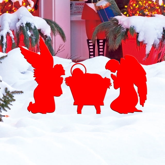 Christmas Day Comes Three Dimensional Garden Outdoor Festival Decoration Acrylic