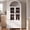 White, variant on Homy Casa 71" Tall Arched Kitchen Pantry Storage Cabinet with Glass Doors 2 Drawers Adjustable Shelves Black