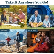 FAIRYLAND Sleeping Bags for Adults Teens Kids with Compression Sack Portable and Lightweight for 3-4 Season Camping, Hiking,Waterproof, Backpacking and Outdoors Dark blue
