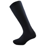 Mens Big & Tall Black Dress Compression Socks | Sock Size 13-16