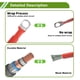 thumbnail image 2 of Cables de batería de inversor de 2 AWG de 3/8" Lug, cobre estañado, 1 pieza, rojo, 5.5 pies, 2 of 7