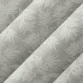 thumbnail image 2 of No. 918 Koda Woven Jacquard Leaf Semi-Sheer Rod Pocket Curtain Panel, 50"W X 63"L, Light Gray, 2 of 6
