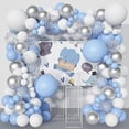 thumbnail image 2 of Decoraciones de Baby Shower para Niño 150 Pzas Guirnalda Globo Azul Kit de Arco de Globo A Monlot Monlot, 2 of 2