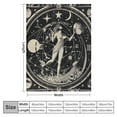 thumbnail image 4 of Nawypu Libra Zodiac Blanket, Libra Zodiac Gifts for Women Moon Constellation Throw Blanket Astrology Decor Witchy Libra Birthday Gifts Gothic Soft Microfiber Blanket, 4 of 6