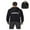 Black, variant on Pirate Costume Aaaaaargggh Men's Full-Zip Hooded Sweatshirt