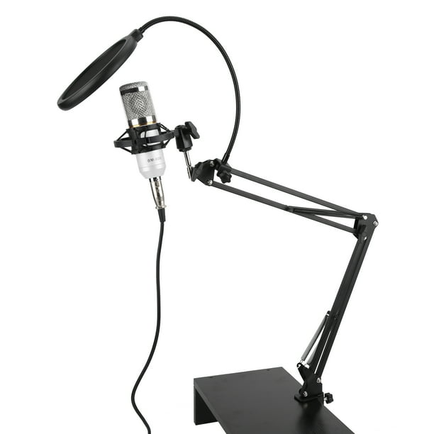 Micrófono De Condensador, Kit De Micrófono De Condensador USB Con Brazo Flexible Para Computadora Para PC De Escritorio Para Computadora Portátil
