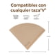 thumbnail image 5 of Paquete 100 Filtros V60 De Café Diseñado P/Tazas V Brang, 5 of 5