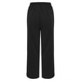 thumbnail image 5 of Women's Relaxed Fit Straight Leg Sweatpants with Elastic Waist and Pockets Comfortable Oversized Lounge Pants, 5 of 8