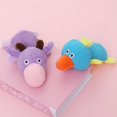 thumbnail image 3 of Puppy Plush Toys A Molar Tooth Interaction Cute Shape Bite Resistance Phonation Purple Toy Cow, 3 of 4