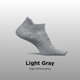 thumbnail image 2 of Calcetines Feetures Ultra Light No Show Tobillo, talla S, gris claro, 2 of 7