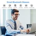 thumbnail image 2 of Gafas inteligentes GenXenon MZ08 Bluetooth con audio con filtro de luz azul, 2 of 8