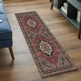 thumbnail image 4 of Runner Rug 2 x 6 Ft, Aztec Southwest Washable Non-Slip Floor Mat for Kitchen Hallway/Entryway, Red Brown Boho Chic Abstract Geometric Long Kitchen Runner Area Rugs for Living Room, Low-Profile, 4 of 7