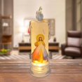 thumbnail image 2 of ziyahi Lamp Decorative Prayer Candle Ornament for Desktop Church Holiday Style A, 2 of 8