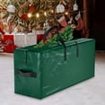 thumbnail image 5 of Christmas Tree Storage Bag, Christmas Tree Bag Durable Protects against Dust Moisture 600D Oxford Cloth Xmas Tree Storage Bag Green 122x34x51cm, 5 of 6