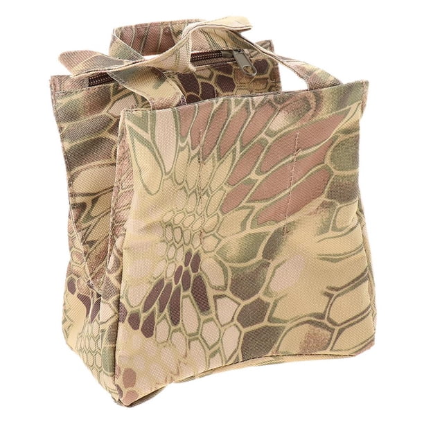 Saco de arena portátil para cámara de fotografía, soporte para saco de arena, almacenamiento de equipos Camuflaje De Cola Bolsa de arena para deportes al aire libre