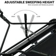 thumbnail image 4 of ZNNT Tow Behind Lawn Sweeper, 44 inch, 25 Cu.ft, Heavy-Duty Leaf and Grass Collector, with Rubber Wheels, 4 of 9