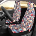 thumbnail image 3 of Fotbe music Skull record Retro Pattern Automotive Seat Covers for Cars Trucks and SUVs – Car Seat Covers for Front Seats,Protective Seat Covers,Vehicle Seat Covers, Set of 2, 3 of 9