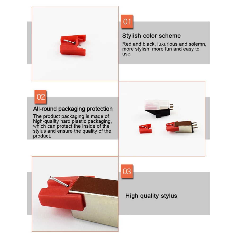 Vinyl Record Player Replacement Stylus Turntable Needle for Retro