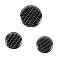 thumbnail image 3 of Multimedia Knob Decor 3Pcs Left Hand Driving Carbon Fiber Multimedia Knob Cover Trim Decor Fit For Mini F55 F56, 3 of 8