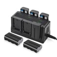 thumbnail image 1 of Cargador de batería NP-F550 Cargador de 6 ranuras con indicadores LED Cargador desmontable, 1 of 7