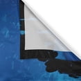 thumbnail image 3 of Ambesonne Shark Kitchen Curtains, Aquarium Park and People, 55"x39", Blue Black, 3 of 3