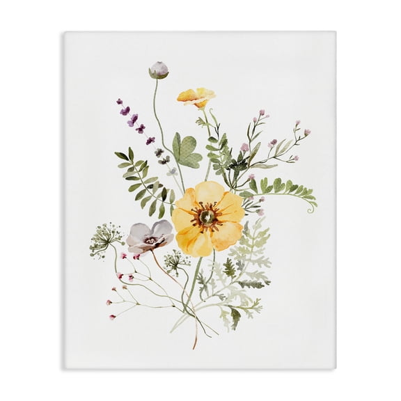 Gardening Herb Blooms Canvas Wall Art, design by Lettered and Lined