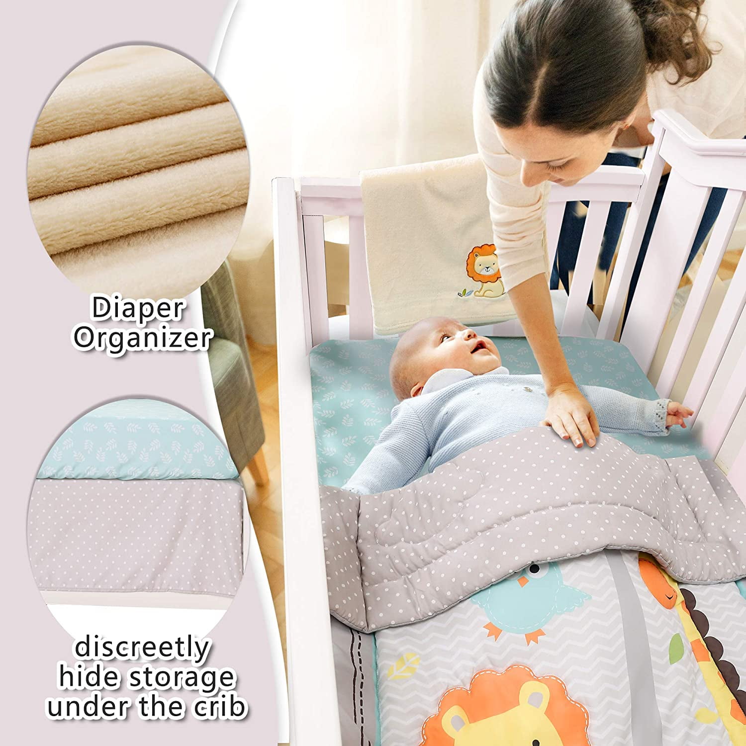Blanket under crib sheet sale